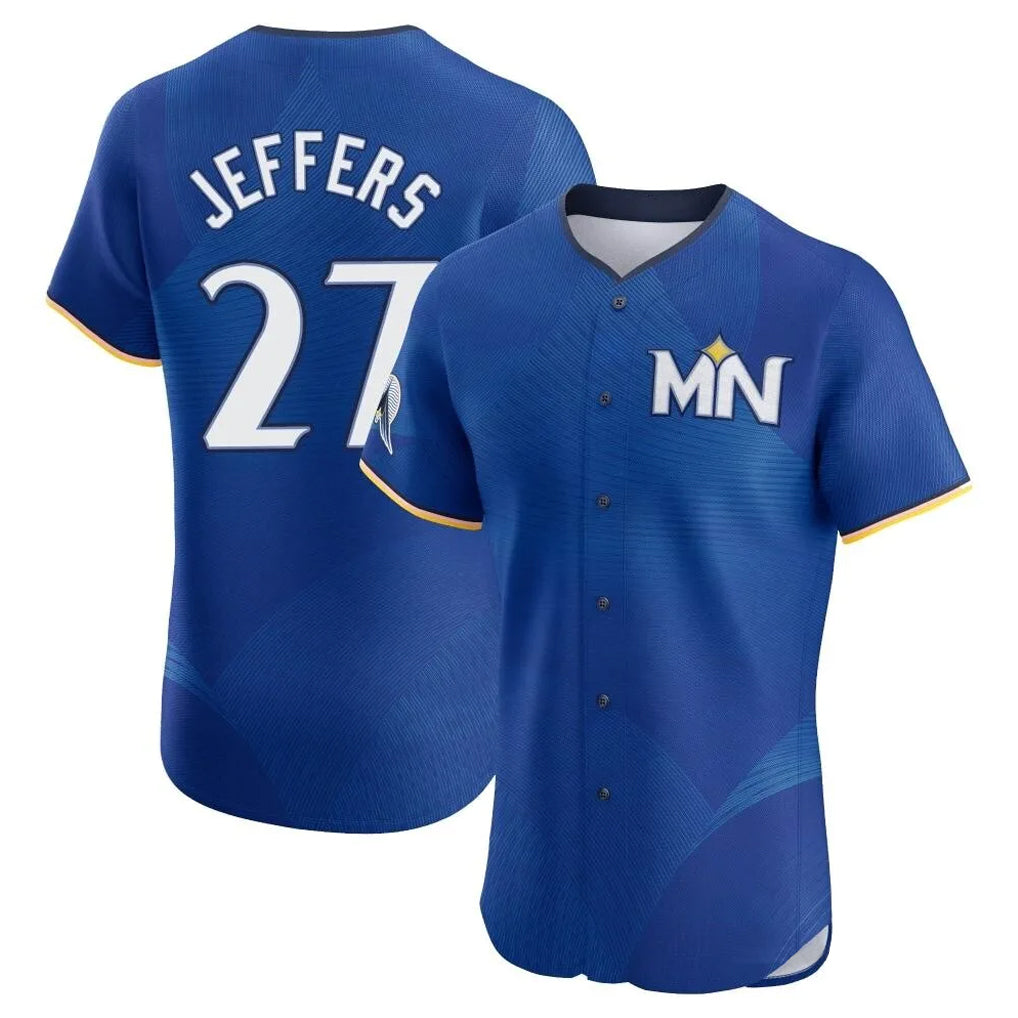 Johmsee M.Twins #27 Ryan Jeffers Player Royal City Connect Limited Elite Home Stitched Jerseys