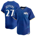 Johmsee M.Twins #27 Ryan Jeffers Player Royal City Connect Limited Home Stitched Jerseys