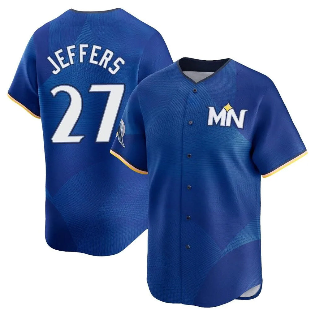 Johmsee M.Twins #27 Ryan Jeffers Player Royal City Connect Limited Home Stitched Jerseys