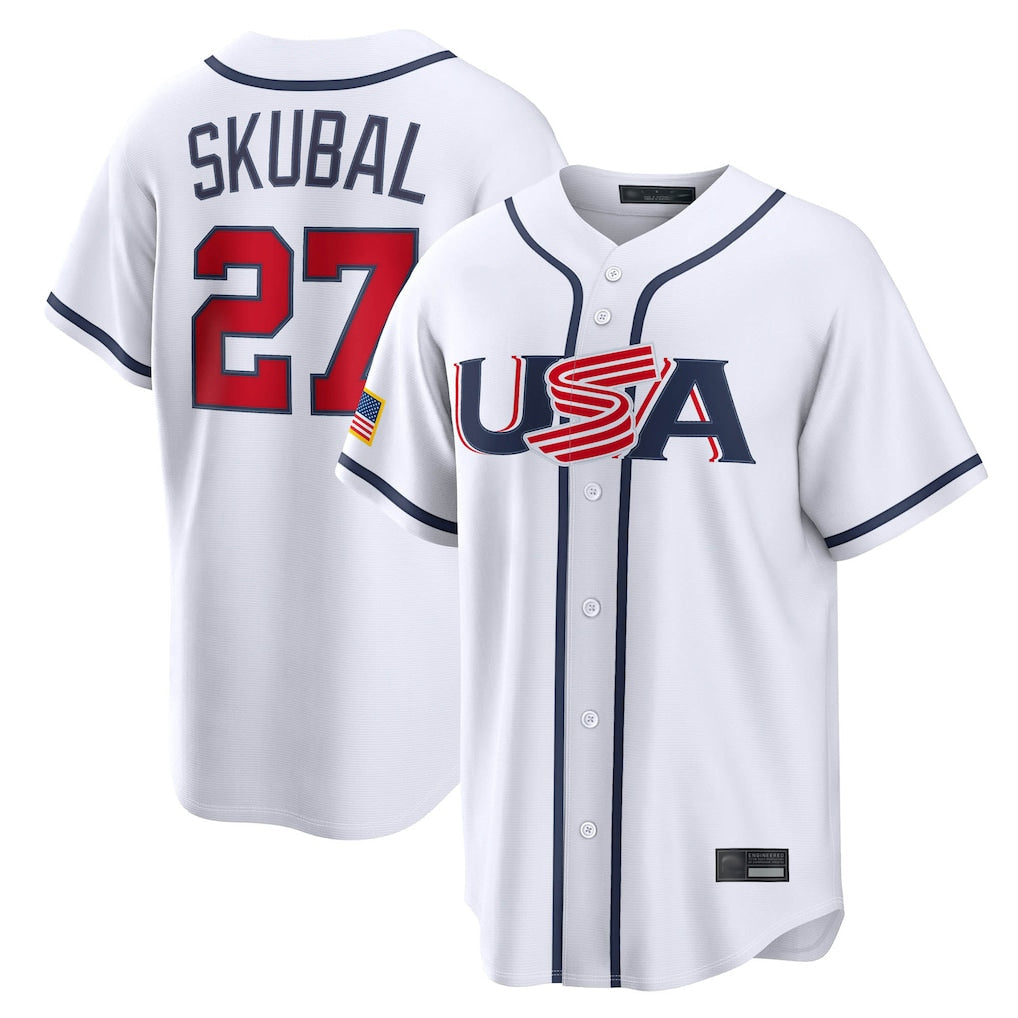 Johmsee M.Twins #27 Ryan Jeffers Player White USA 2026 World Classic Limited Home Stitched Jerseys