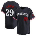 Johmsee M.Twins #29 Rod Carew Player Navy Home Limited Stitched Jerseys