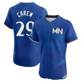 Johmsee M.Twins #29 Rod Carew Player Royal City Connect Limited Elite Home Stitched Jerseys