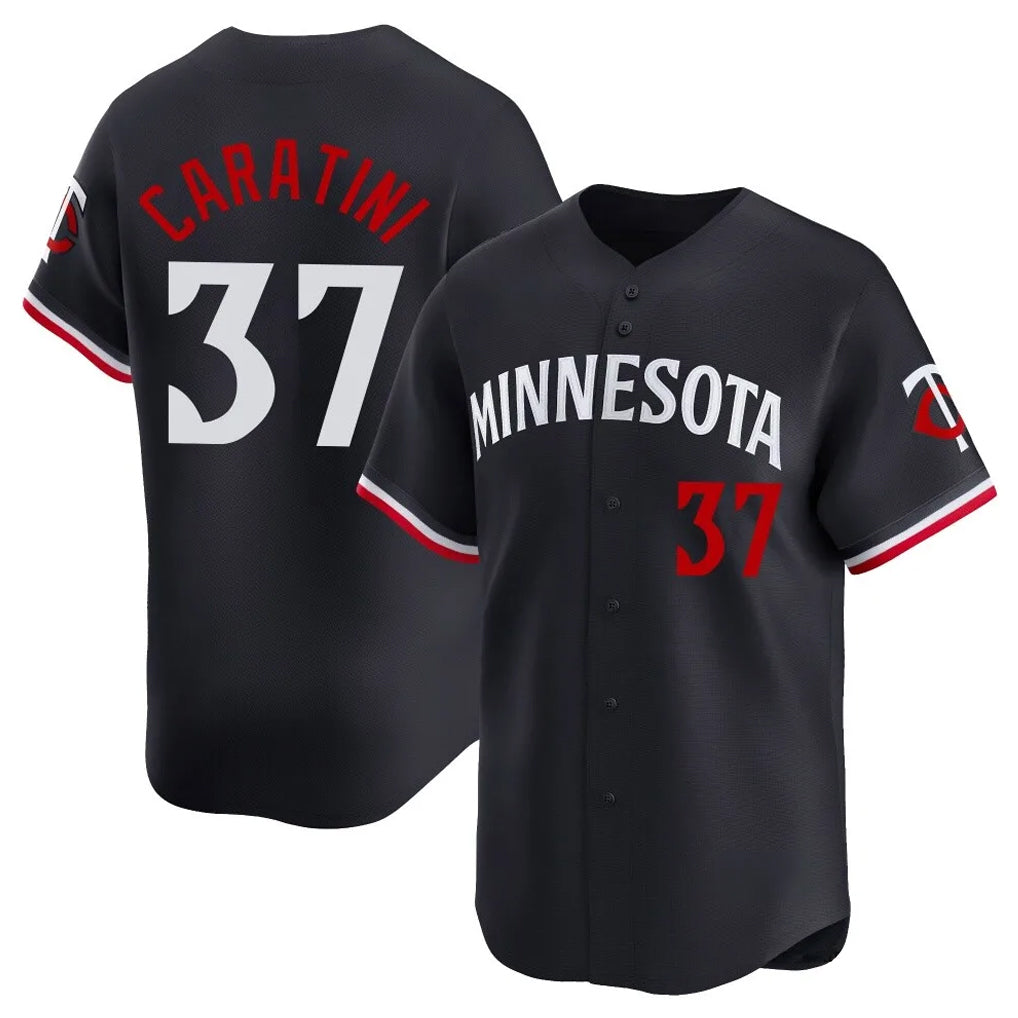 Johmsee M.Twins #37 Victor Caratini Player Navy Home Limited Stitched Jerseys