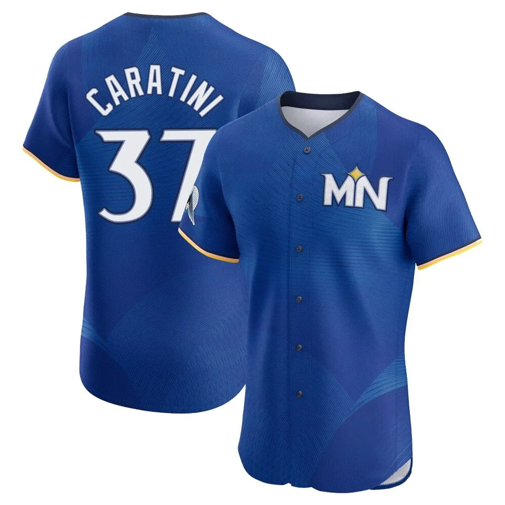 Johmsee M.Twins #37 Victor Caratini Player Royal City Connect Limited Elite Home Stitched Jerseys