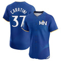 Johmsee M.Twins #37 Victor Caratini Player Royal City Connect Limited Elite Home Stitched Jerseys