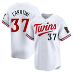 Johmsee M.Twins #37 Victor Caratini Player White Home Limited Stitched Jerseys