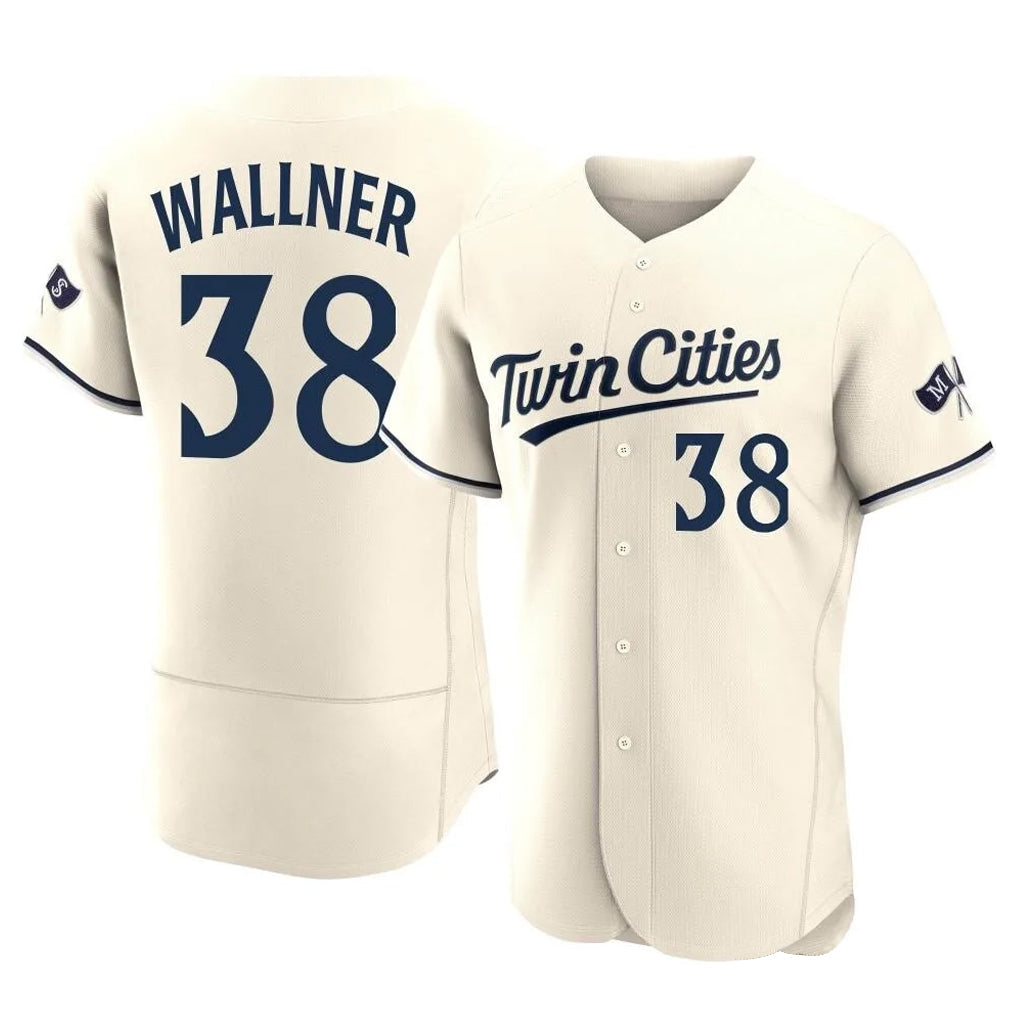 Johmsee M.Twins #38 Matt Wallner Player Cream Home Limited Elite Stitched Jerseys