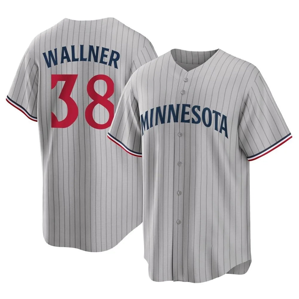Johmsee M.Twins #38 Matt Wallner Player Gray Game Limited Home Stitched Jerseys
