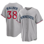 Johmsee M.Twins #38 Matt Wallner Player Gray Game Limited Home Stitched Jerseys