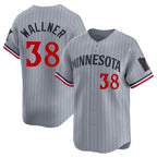 Johmsee M.Twins #38 Matt Wallner Player Gray Home Limited Stitched Jerseys