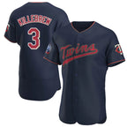 Johmsee M.Twins #3 Harmon Killebrew Player Navy 60th Home Limited Elite Stitched Jerseys