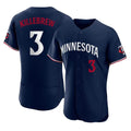 Johmsee M.Twins #3 Harmon Killebrew Player Navy Replica Home Limited Elite Stitched Jerseys