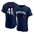 Johmsee M.Twins #41 Joe Ryan Player Navy Replica Home Limited Elite Stitched Jerseys