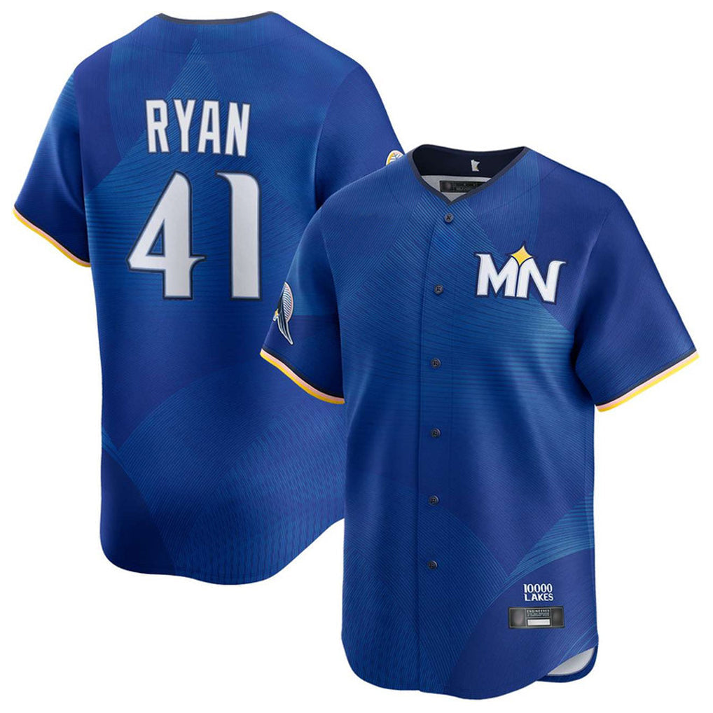 Johmsee M.Twins #41 Joe Ryan Player Royal City Connect Limited Home Stitched Jerseys