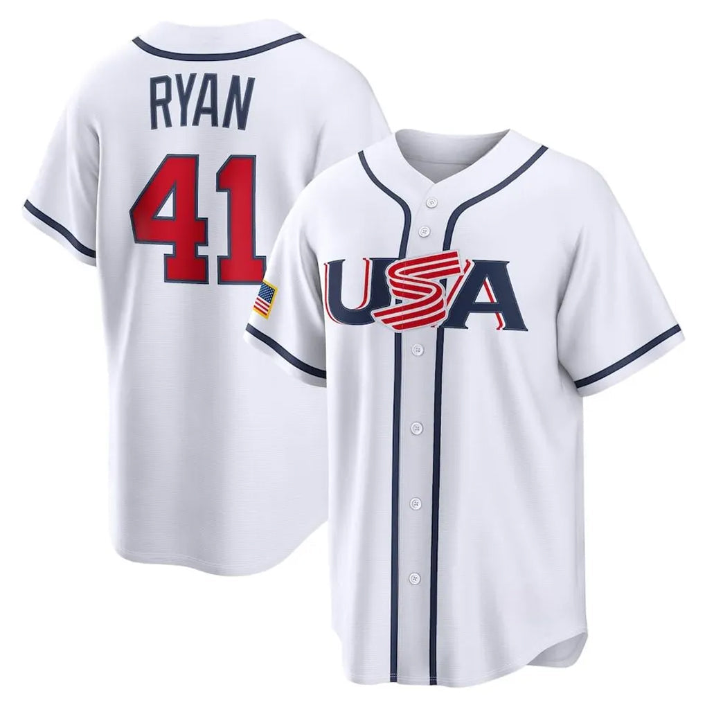 Johmsee M.Twins #41 Joe Ryan Player White USA 2026 World Classic Limited Home Stitched Jerseys