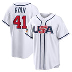 Johmsee M.Twins #41 Joe Ryan Player White USA 2026 World Classic Limited Home Stitched Jerseys
