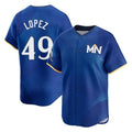 Johmsee M.Twins #49 Pablo Lopez Player Royal City Connect Limited Home Stitched Jerseys