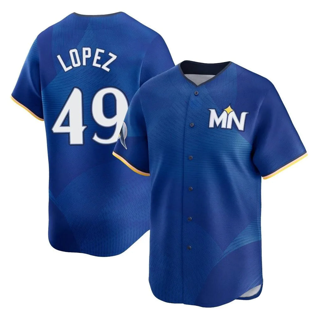 Johmsee M.Twins #49 Pablo Lopez Player Royal City Connect Limited Home Stitched Jerseys