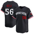 Johmsee M.Twins #56 Josh Bell Player Navy Home Limited Stitched Jerseys