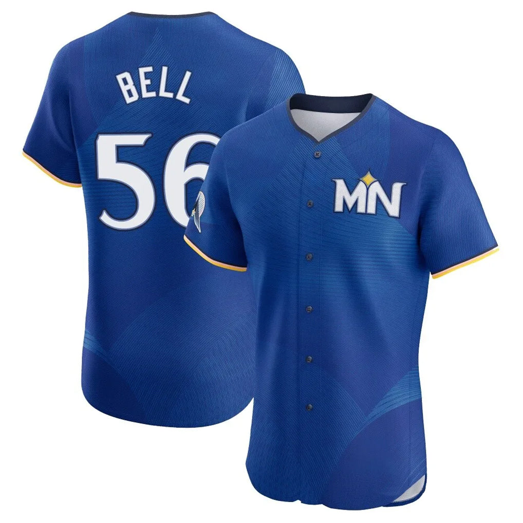 Johmsee M.Twins #56 Josh Bell Player Royal City Connect Limited Elite Home Stitched Jerseys