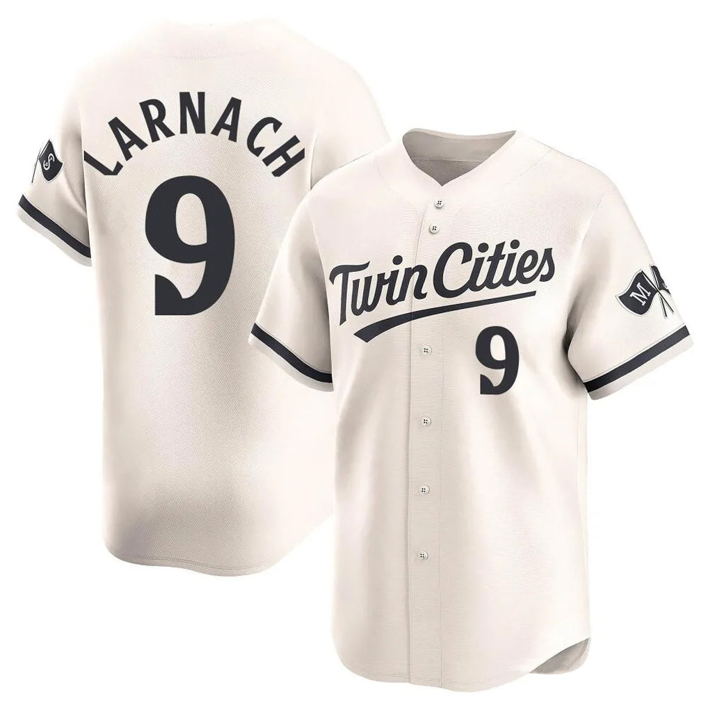 Johmsee M.Twins #9 Trevor Larnach Player Cream Home Limited Stitched Jerseys