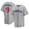 Johmsee M.Twins #9 Trevor Larnach Player Gray Game Limited Home Stitched Jerseys