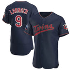 Johmsee M.Twins #9 Trevor Larnach Player Navy 60th Home Limited Elite Stitched Jerseys