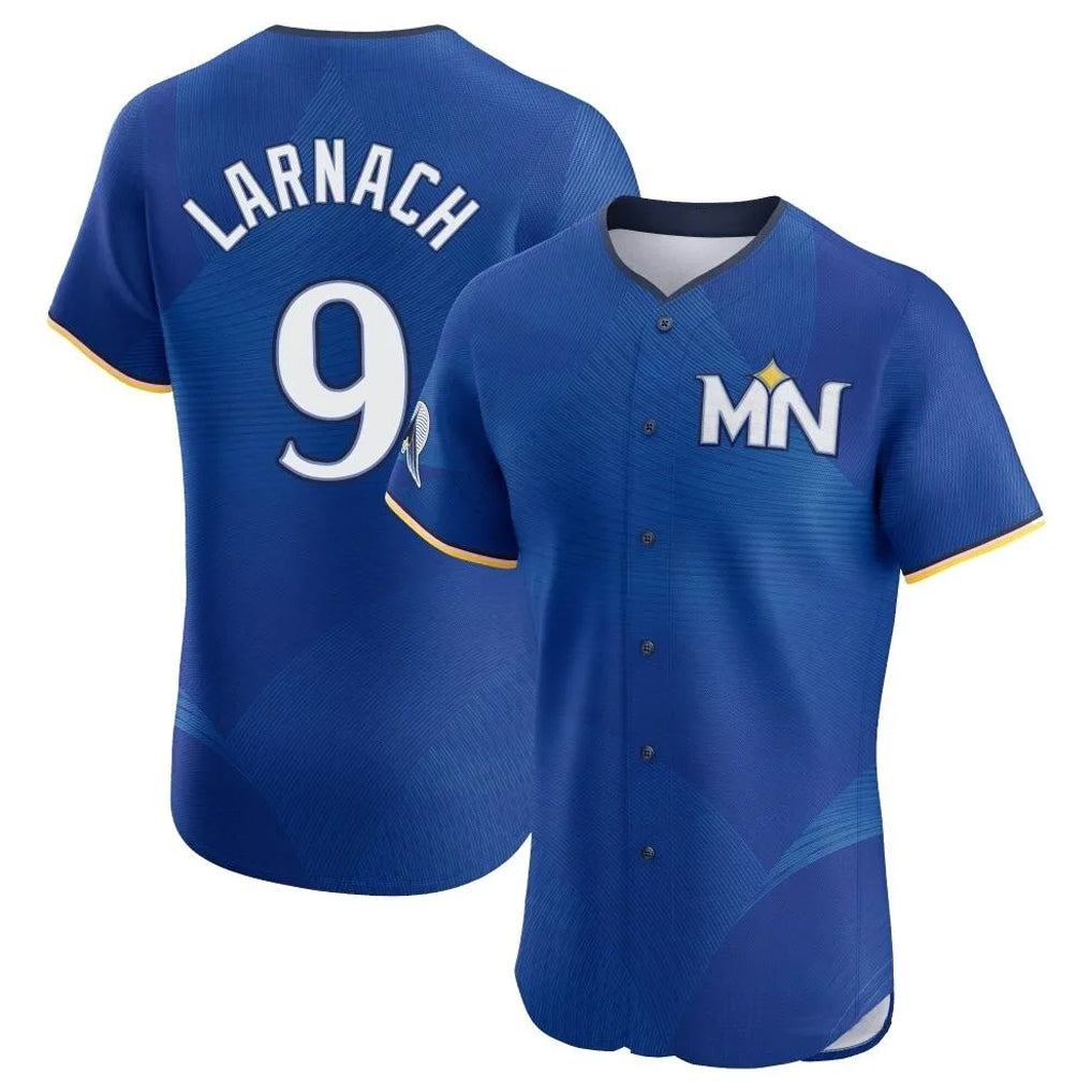 Johmsee M.Twins #9 Trevor Larnach Player Royal City Connect Limited Elite Home Stitched Jerseys
