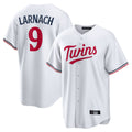 Johmsee M.Twins #9 Trevor Larnach Player White Home Game Stitched Jerseys