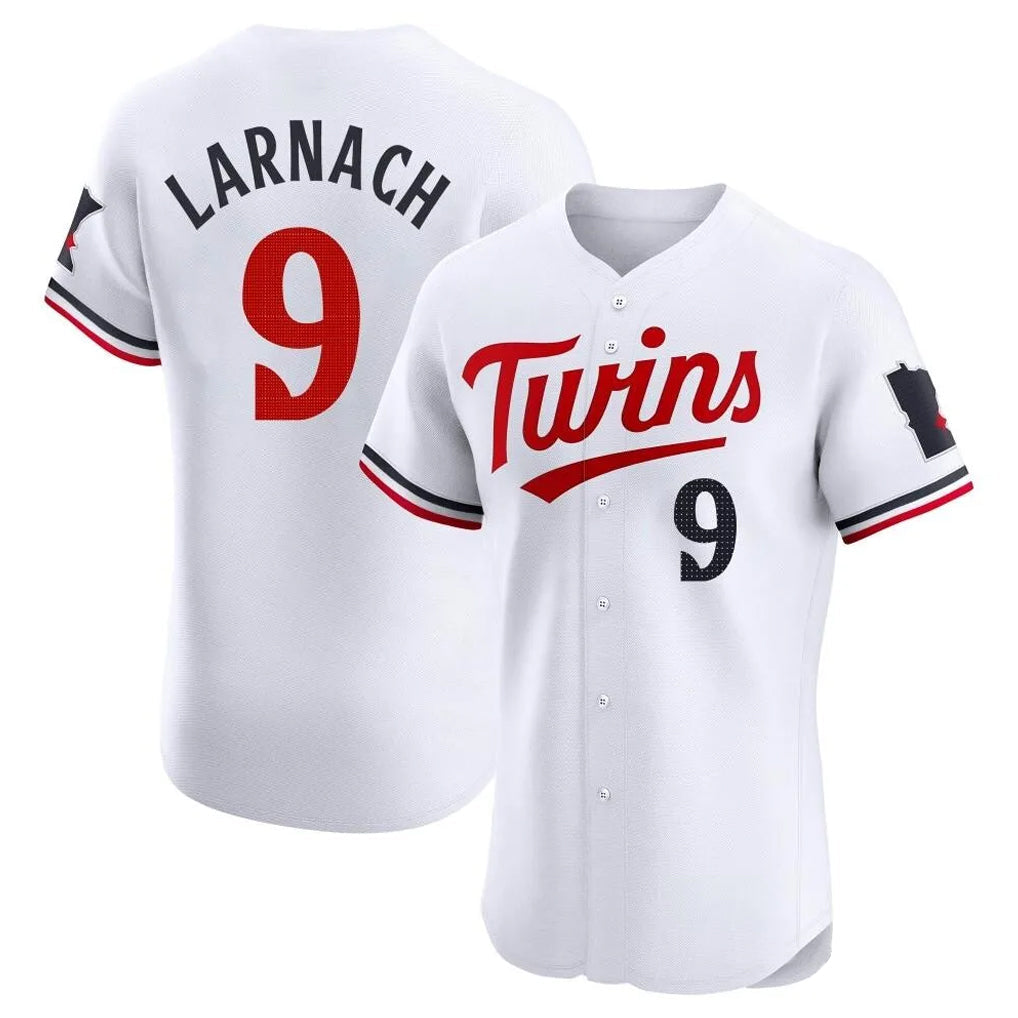 Johmsee M.Twins #9 Trevor Larnach Player White Home Limited Elite Stitched Jerseys