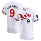 Johmsee M.Twins #9 Trevor Larnach Player White Home Limited Elite Stitched Jerseys