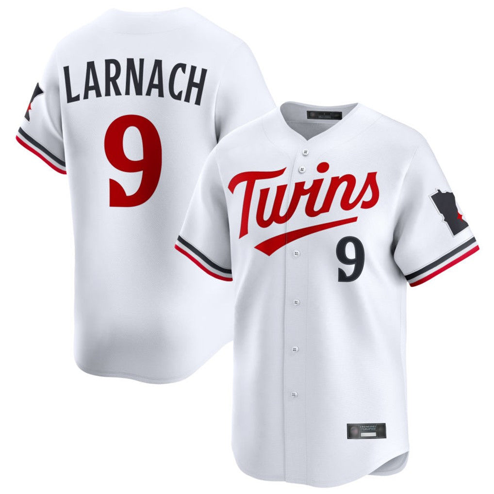 Johmsee M.Twins #9 Trevor Larnach Player White Home Limited Stitched Jerseys