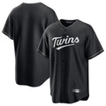 Johmsee M.Twins ## Twins Blank Player Black Home Game Stitched Jerseys