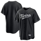 Johmsee M.Twins ## Twins Blank Player Black Home Game Stitched Jerseys