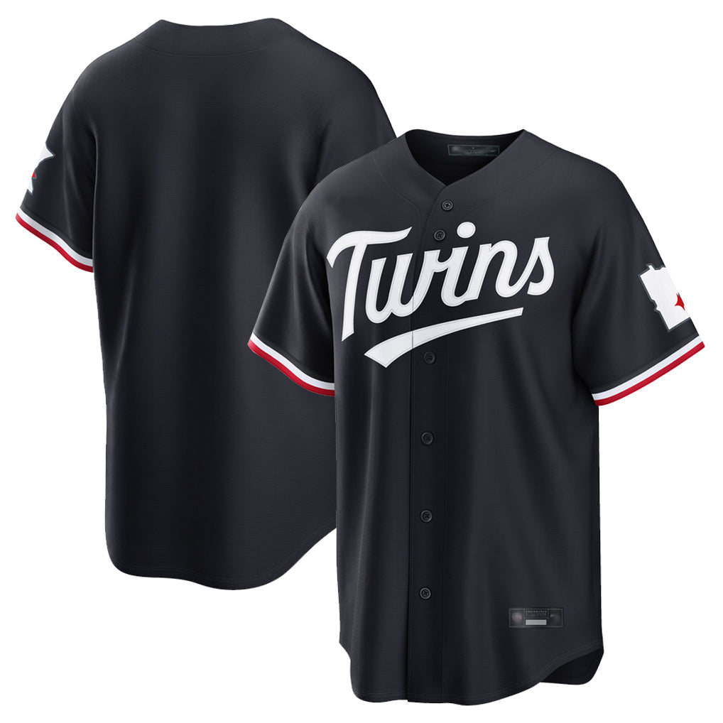 Johmsee M.Twins ## Twins Blank Player Navy Home Game Stitched Jerseys