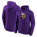Johmsee MN.Vikings Purple LOGO Pullover Hoodies Home Game Blank Player Stitched Jerseys