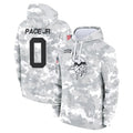 Johmsee MN.Vikings #0 Ivan Pace Jr. Player Arctic Camo Salute to Service Pullover Hoodies Limited Game Stitched Jerseys