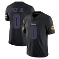 Johmsee MN.Vikings #0 Ivan Pace Jr. Player Black Impact LImited Home Game Stitched Jerseys