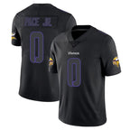 Johmsee MN.Vikings #0 Ivan Pace Jr. Player Black Impact LImited Home Game Stitched Jerseys