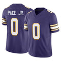 Johmsee MN.Vikings #0 Ivan Pace Jr. Player Purple Limited Classic Vapor F.U.S.E. Home Game Stitched Jerseys