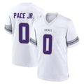 Johmsee MN.Vikings #0 Ivan Pace Jr. Player White Alternate Home Game Stitched Jerseys