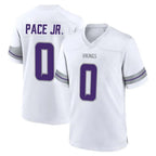 Johmsee MN.Vikings #0 Ivan Pace Jr. Player White Alternate Home Game Stitched Jerseys