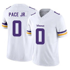 Johmsee MN.Vikings #0 Ivan Pace Jr. Player White Limited Vapor F.U.S.E. Home Game Stitched Jerseys