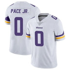 Johmsee MN.Vikings #0 Ivan Pace Jr. Player White Limited Vapor Untouchable Home Game Stitched Jerseys