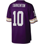 Johmsee MN.Vikings #10 Fran Tarkenton Mitchell & Ness Purple Legacy Replica Jersey