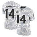 Johmsee MN.Vikings #14 Jauan Jennings Player Arctic Camo Salute To Service Limited Game Stitched Jerseys