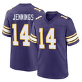 Johmsee MN.Vikings #14 Jauan Jennings Player Purple Classic Home Game Stitched Jerseys