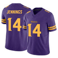 Johmsee MN.Vikings #14 Jauan Jennings Player Purple Limited Alternate Vapor F.U.S.E. Home Game Stitched Jerseys