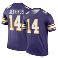 Johmsee MN.Vikings #14 Jauan Jennings Player Purple Limited Classic Home Game Stitched Jerseys