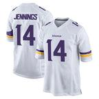 Johmsee MN.Vikings #14 Jauan Jennings Player White Home Game Stitched Jerseys